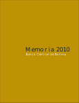 Memoria 2010 - Banco Central de Bolivia