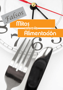 Falsos mitos sobre la alimentación