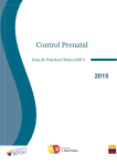 Control Prenatal - Ministerio de Salud Pública