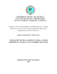 utilización de tilo (sambucus nigra l.) como prebiótico natural en el