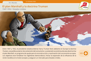 El plan Marshall y la doctrina Truman