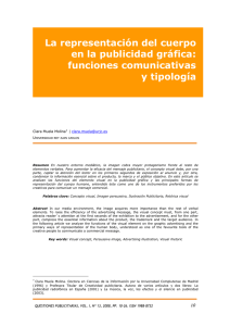 La representación del cuerpo en la publicidad gráfica
