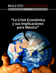 “La Crisis Económica y sus Implicaciones para México”