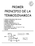 primer principio de la termodinamica