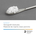 Xenograft Granules Material de injerto óseo porcino