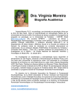 Biografia academica Virginia Moreira