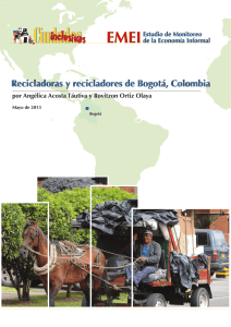 recicladoras y recicladores de Bogotá