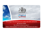 Estrategia Nacional para la reducción del consumo de sal