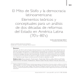 El Mito de Sísifo y la democracia latinoamericana: Elementos