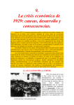 9. La crisis económica de 1929: causas