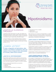 Hipotiroidismo - Hormone Health Network