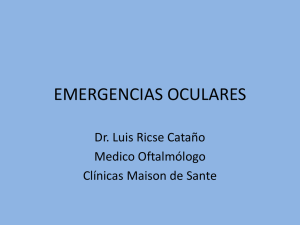 EMERGENCIAS OCULARES