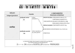 el sintagma verbal - IES Tiempos Modernos