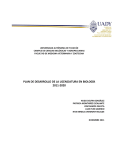 plan de desarrollo de la licenciatura en biología 2011-2020