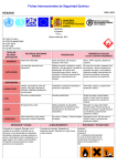 Nº CAS 110-54-3. International Chemical Safety Cards (WHO/IPCS