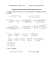 MATEMÁTICAS 1º Bach. CC.SS. Reales y Fracciones Algebraicas