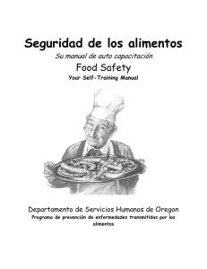 Seguridad de los alimentos