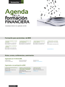 “Agenda de la Formación Financiera”.