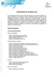 UNIVERSIDAD DE ALMERÍA (UAL)