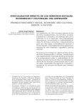 JUDICIALIZACION DIRECTA DE LOS DERECHOS SOCIALES