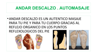 andar descalzo = automasaje