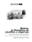 Bolivia: la República de caudillos y oligarcas