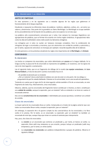 9. EL ENUNCIADO Y LA ORACIÓN ANTES DE EMPEZAR