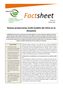 Nuevas proyecciones multi-modelo del clima en la