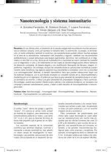 Nanotecnología y sistema inmunitario
