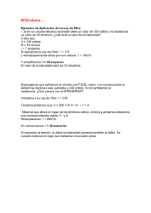 Ejemplos Ley de Ohm Archivo