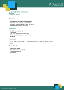 UNIDAD DIDACTICA MULTIMEDIA Escuela Lavarse