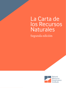La Carta de los Recursos Naturales
