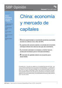 China: economía y mercado de capitales