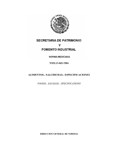 NMX-F-065-1984 - Consejo Mexicano de la Carne