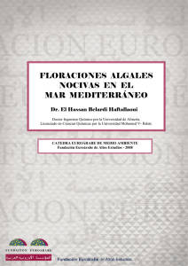 Floraciones Algales Nocivas en el Mar Mediterráneo. Por El Hassan