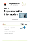 Representación Información