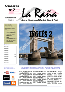 inglés 2 - CEPA La Raña, Navahermosa