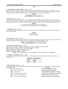Presente Simple y Presente Continuo. (Unidad 1 – pag.8)