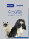 Catálogo de productos Animales de Compañía