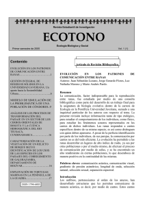 ecotono - Pontificia Universidad Javeriana