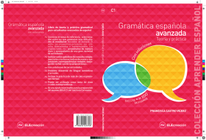 “Gramática española avanzada” en pdf