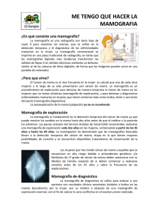 me tengo que hacer la mamografia