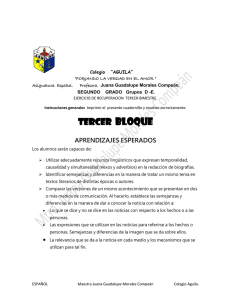 Tercer bloque - Comunicaciones y Tareas Colegio Aguila