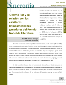 Octavio Paz y su relación con los escritores latinoamericanos
