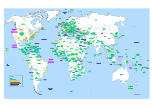 Mapa ortográfico del mundo