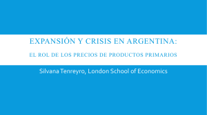 Expansión y crisis en Argentina desde el 1900: El rol de los