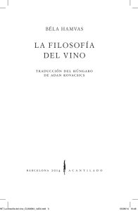 La fiLosofía deL vino