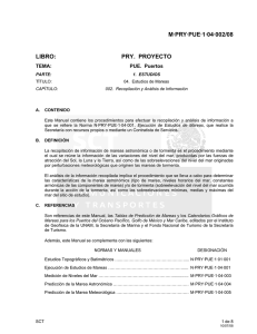 M·PRY·PUE·1·04·002/08 LIBRO: PRY. PROYECTO
