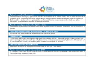 Cronograma de charlas con descripcion