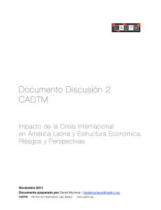 Impacto de la Crisis Internacional en Am&eacute;rica Latina y